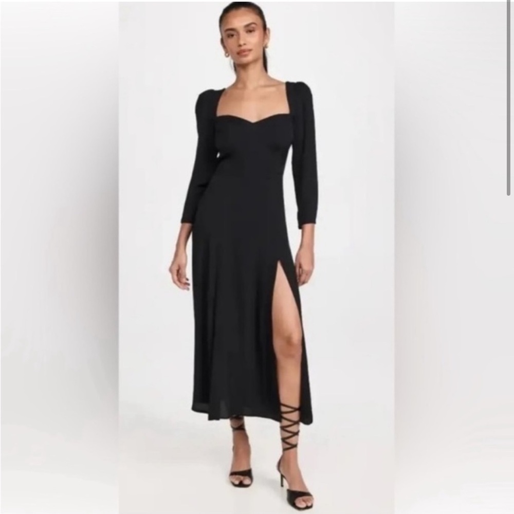 Reformation Mara Dress Black Size 4